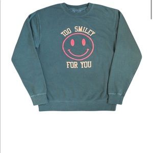 Addison Rae too smiley for you crew neck size L